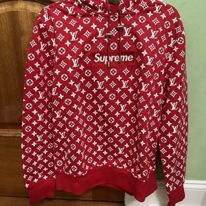 Supreme X Louis Vuitton box logo Sweatshirt Hoodie